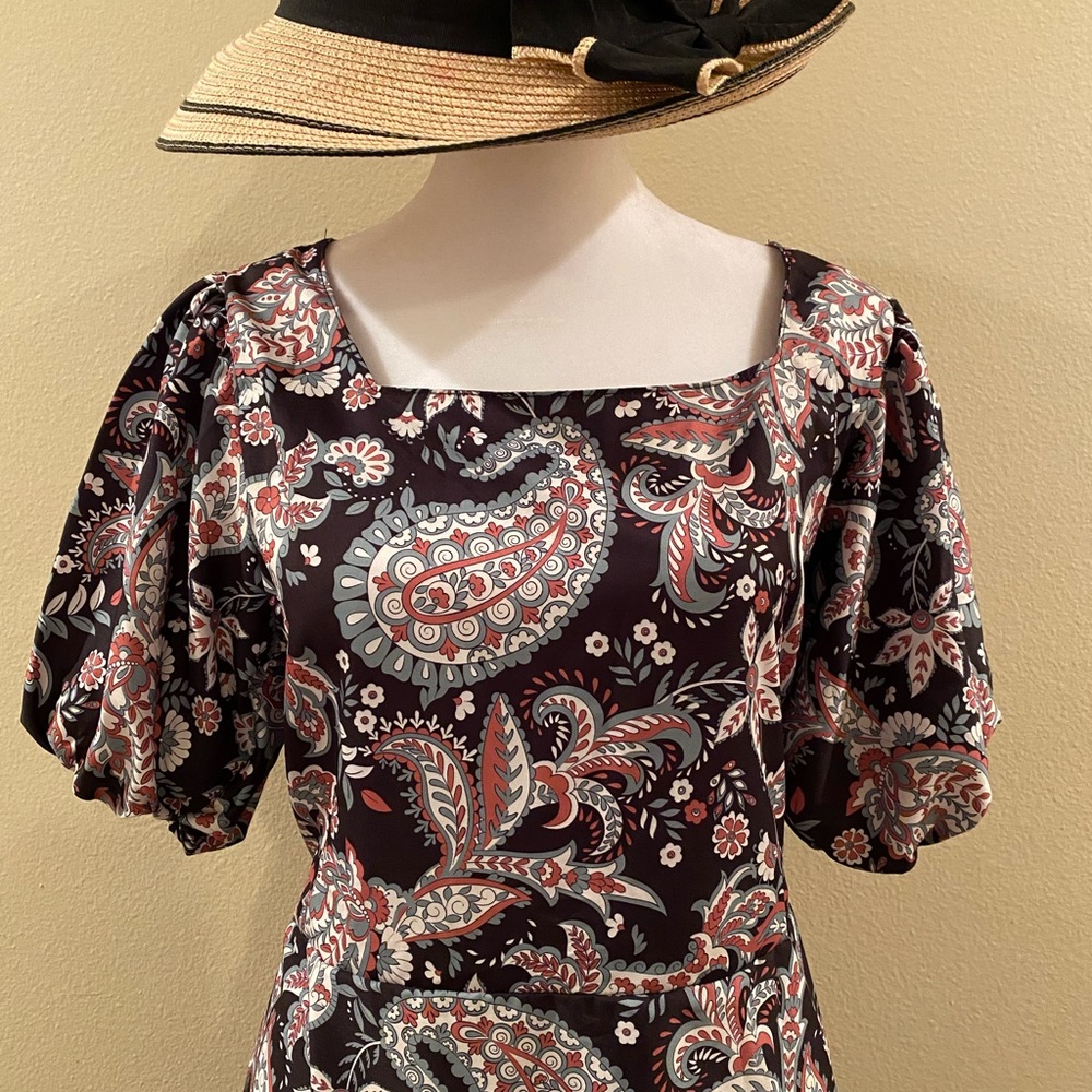 Brand New- Maxi Dress inspired, Puff Sleeve